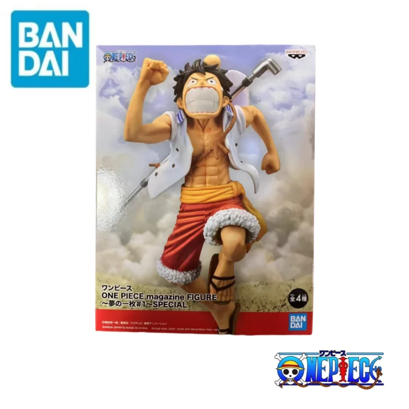 

In Stock Bandai Original One Piece Banpresto Monkey D Luffy 100% Genuine Holiday Gifts Figurine Model Ornaments Statue Anime