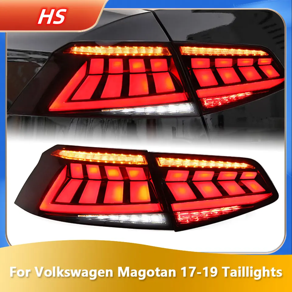 Taillight Assembly for Volkswagen VW Magotan B8B9 17-19 Retrofit LED Rear Tail Light Streaming Car Accessories