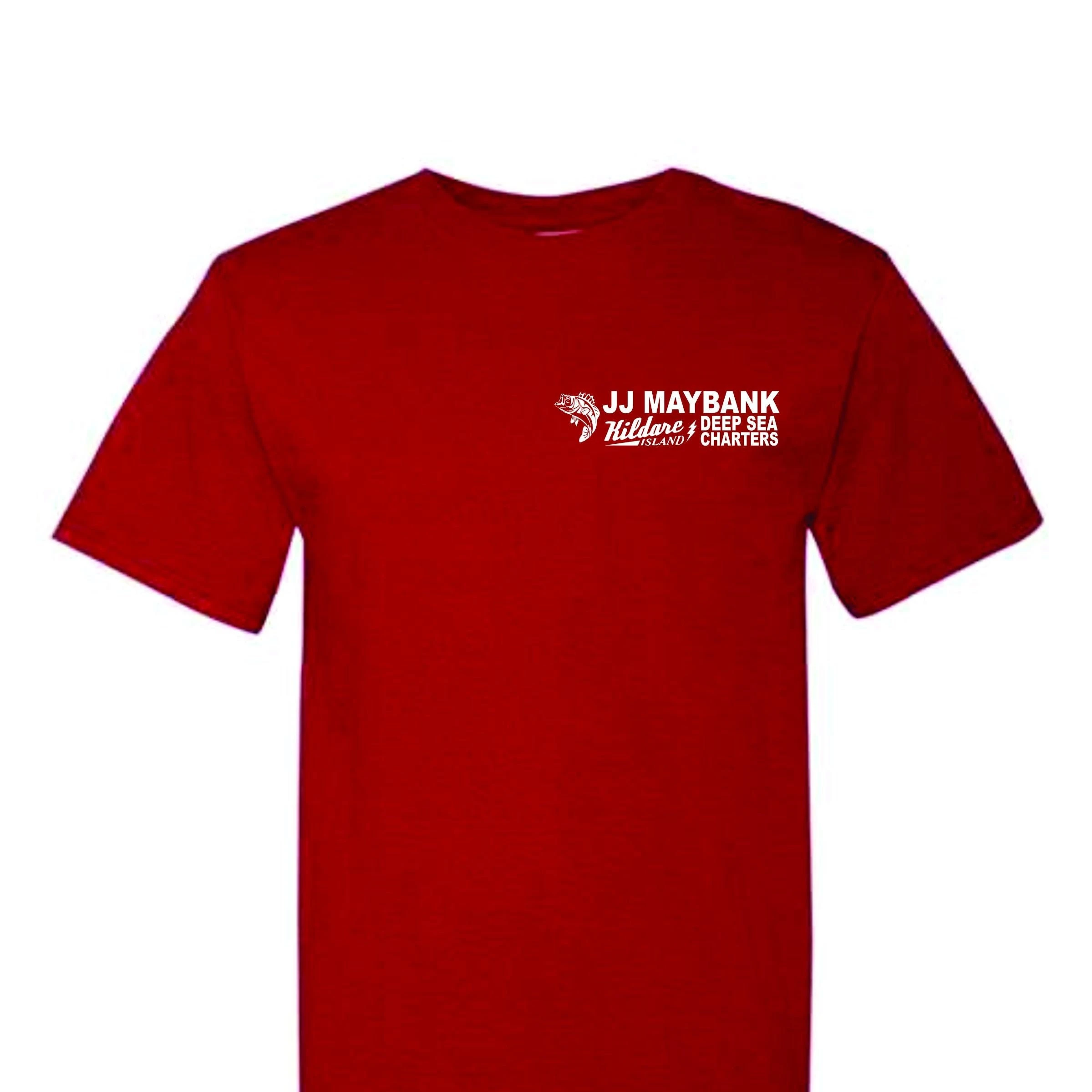 JJ Maybank Tiefseecharter | Outer Banks | Unisex-T-Shirt für Erwachsene und Jugendliche – Detail 2