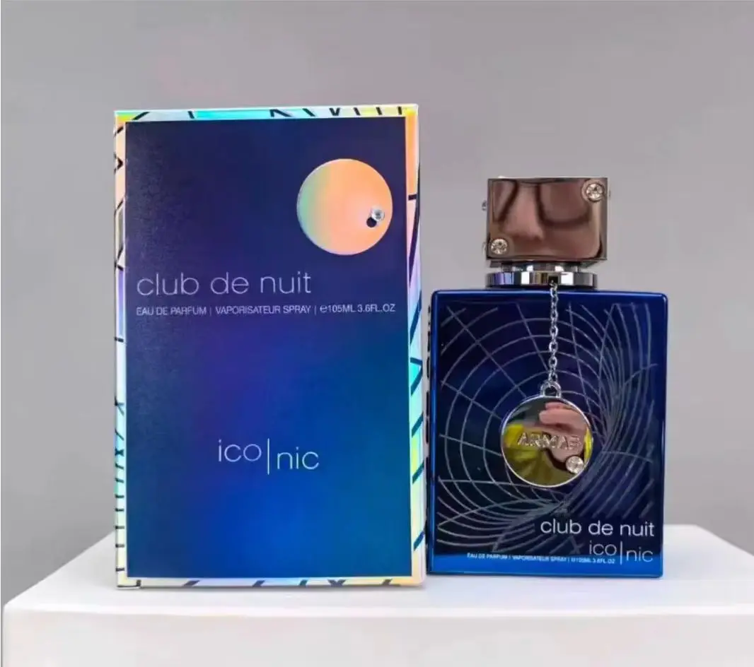 Armaf Club de Nuit Blue Signature eau de toilette spray da uomo, 3,6 once, portatile e facile da trasportare, confezione blu, regalo perfetto