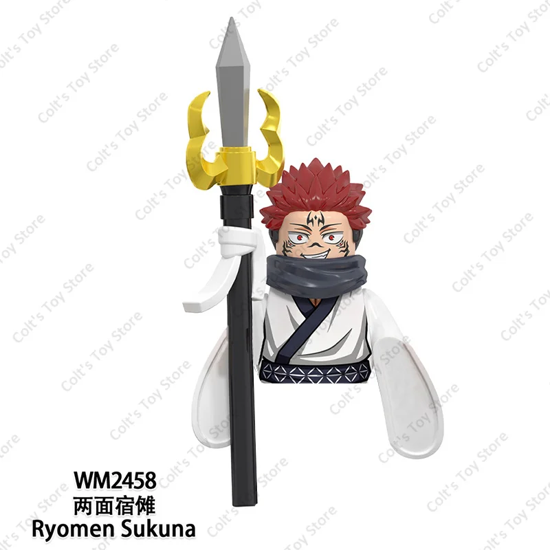 NEW Jujutsu Kaisen Toys Satoru Gojo Itadori Yuji Mini Action Figures Building Blocks Classic Japan Anime Dolls Model Kids Gifts