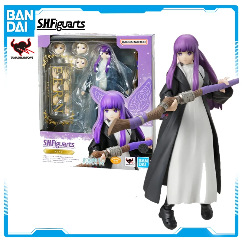 

In Stock Original Bandai Anime Action Figure S.H.Figuarts Frieren Beyond Journey's End Fern Finished Model Kit Toy Gift SHF WY