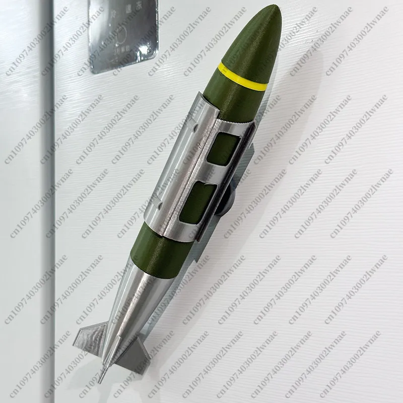 Aviation Missile Refrigerator Sticker, 3D Printing Magnetic Missile Model Refrigerator Sticker