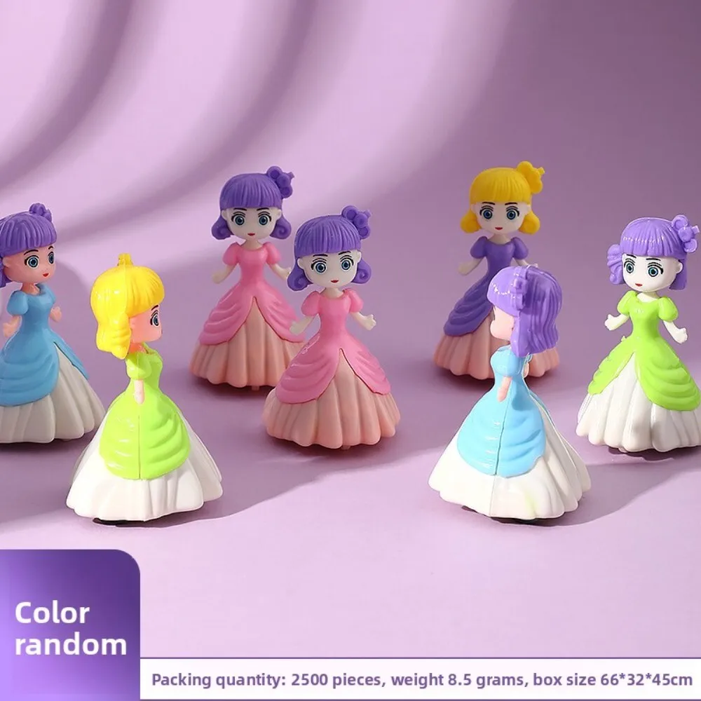 Creative Princess Themed Inertia Powered Pull Back Pocket Car Toy for Kids Toddlers Baby Gift Kindergarten Prize Fun Activity