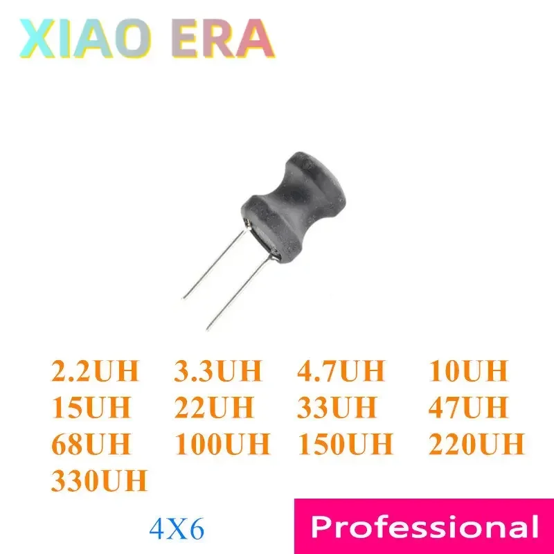 1000pcs 4x6 0406 2.2UH 3.3UH 4.7UH 10UH 15UH 22UH 33UH 47UH 68UH 100UH 150UH 220UH 330UH  4*6 DIP H Power inductors