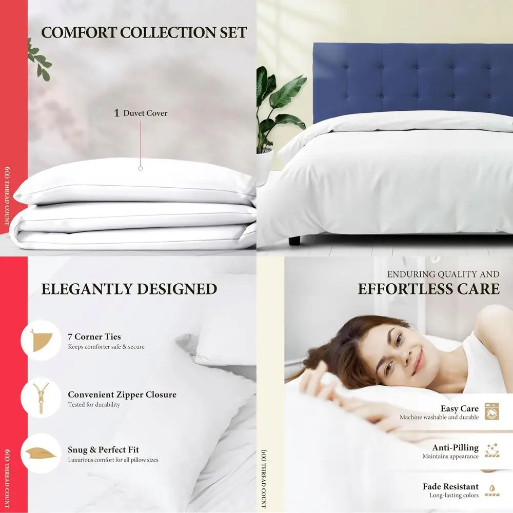 

Только пододеяльник из египетского хлопка размера «queen-size» — Premium 600 Thread Count, 100% египетский хлопок, сатиновый тканый короткий чехол, молния