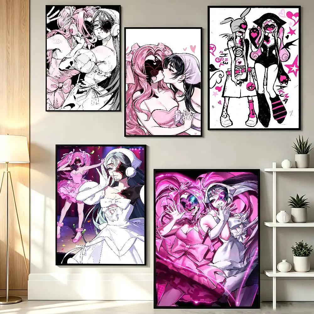 Anime Z-Zombie Stage ALNST Mizi Sua Poster HD Self Adhesive Waterproof Wall Art Ideal for Home Office Dorm Gift