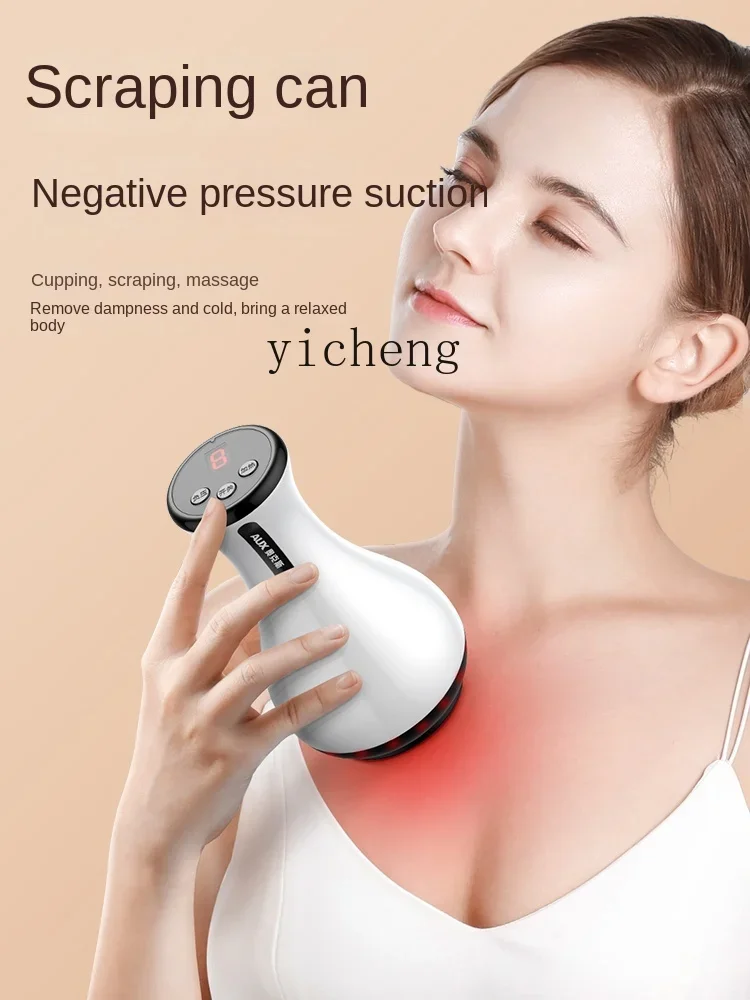 Electric Gua Sha Scraping Massage Tools Meridian Brush Universal For Entire Body Cupping Back Shoulder Neck Massage Toolc28