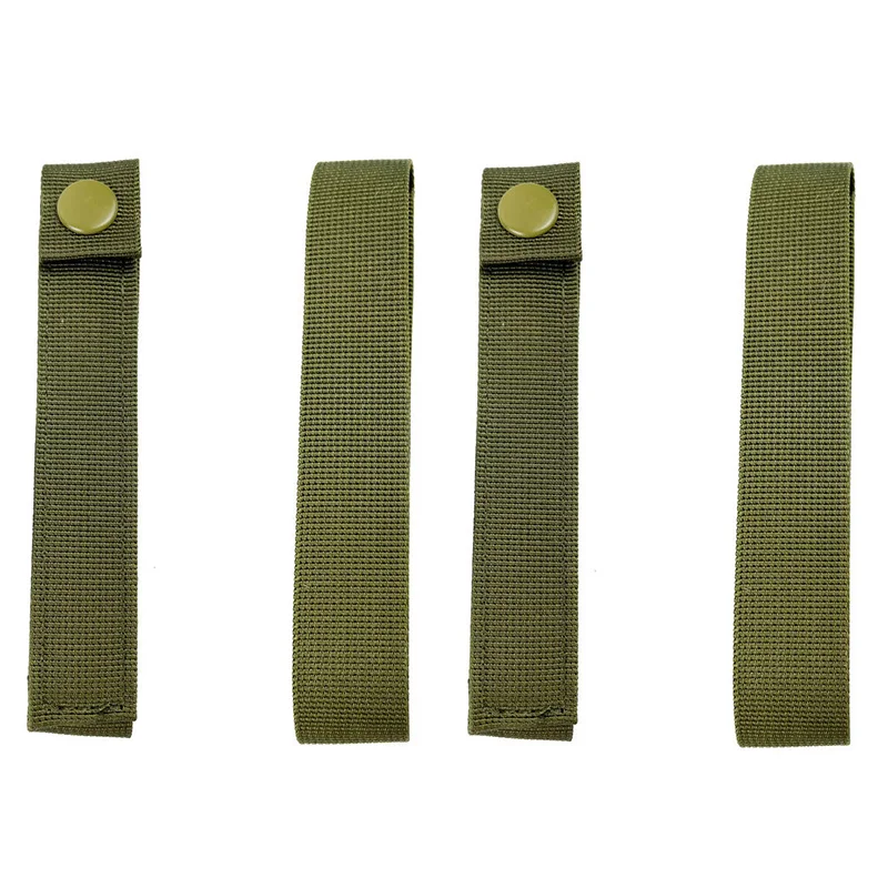 2/4PCS Nylon Molle Ribbon Webbing Buckle Key Hooks Clip Tactical Pouch Hanger Strap Belt Hooks Carabiner Hanger Hunting Gear