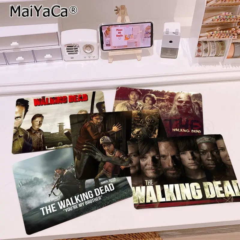 

The Walking Dead Mousepad 25x29cm Small Table Mat Student Mousepad Computer Keyboard Pad Games Pad Desk for PC Gamer Mousemat