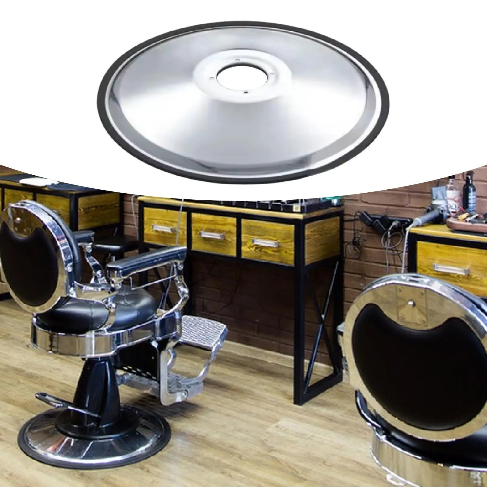 Perlengkapan Dasar Kursi Penata Rambut Dasar Kursi Salon Tukang Cukur untuk Tukang Cukur dan Salon Bagian Praktis Tugas Berat Pemasangan Mudah