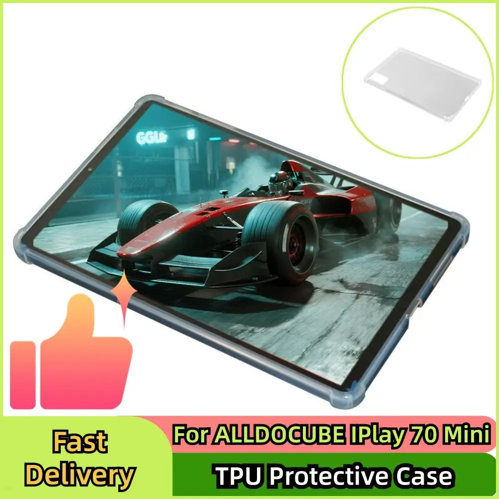 

For ALLDOCUBE IPlay 70 Mini Protective Case Clear Crystal Protective Cover Anti-scratch Tpu Soft Protective Shell For ALLDO CUBE