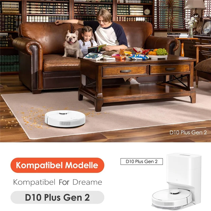 ABBK-Per Dreame D10 Plus Gen 2 Set di accessori per parti di ricambio per aspirapolvere robot