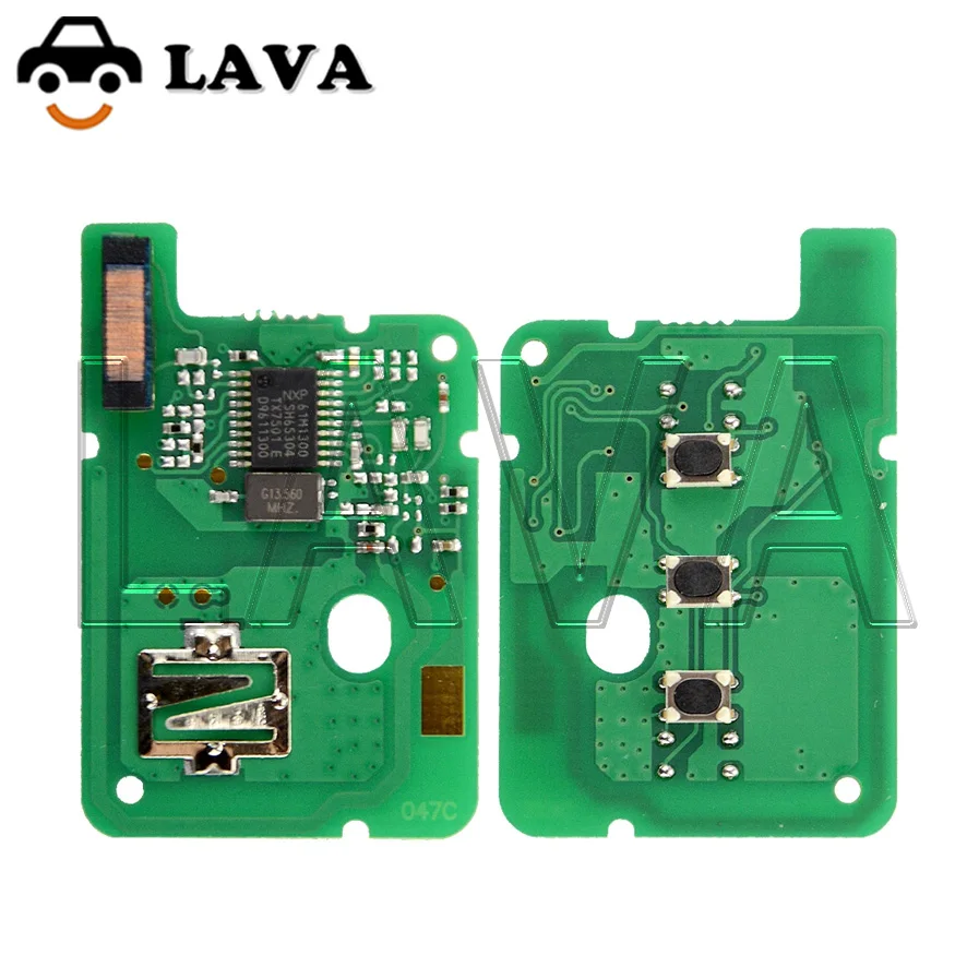 LAVA 4A Chip 433MHz Car Remote Smart Key For Renault Duster Clio4 Sandero Master3 Symbol Trafic Dacia Logan Lodgy Dokker