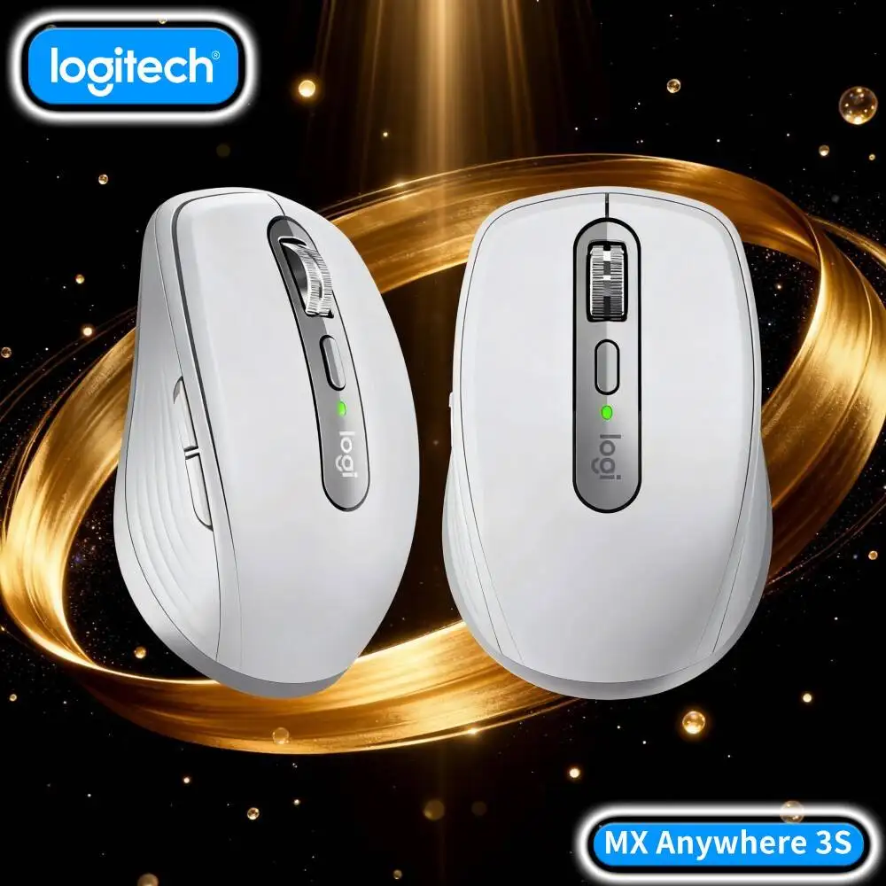 Wireless MX Anywhere 3S - 8000 DPI, 3-Device Bluetooth, Hyper-Scroll, Great for Photography Team Meeting & Project Discussion