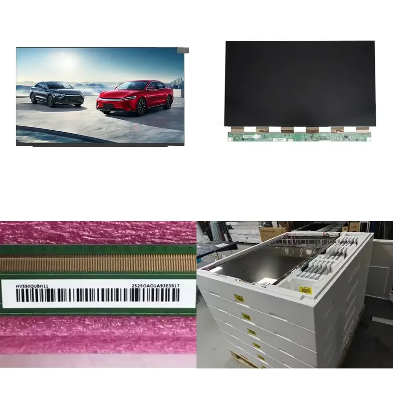 4K BOE 55 Inch Tft Lcd Display Panel for HV550QUB-H11 Support 3840 RGB 2160 LCD Screen 120Hz V-by-One 8 Lane TV Set