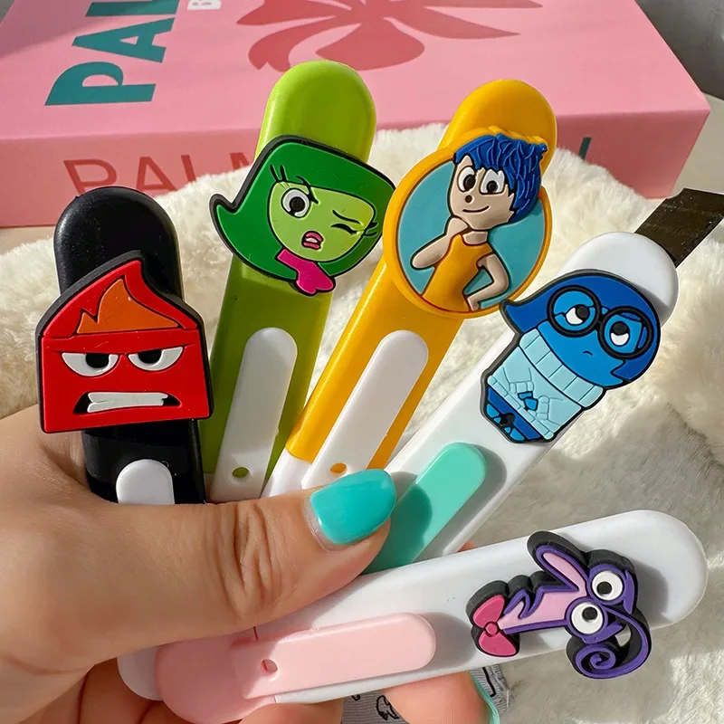 Disney Inside Out 2 Utility Knifes Cartoon Paper Cutters Anime Cutting Paper Blade Cute Portable Office Stationery