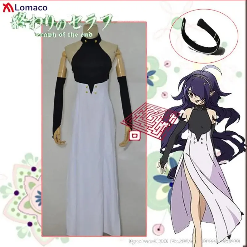 Custom Made Owari no Seraph Cosplay Anime Seraph of the End Cosplay Asuramaru Cosplay Costume High Quality Dress Full Set