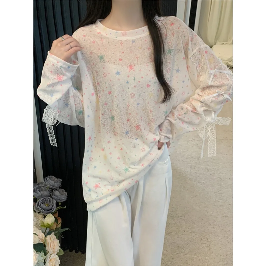 تي شيرت نسائي بأكمام طويلة، قطع علوية مكشكشة باللون الأحمر الوردي، مقاس نحيف، مريح للتنفس، قطن قوطي، شتاء يومي، عطلة، نمط غير رسمي