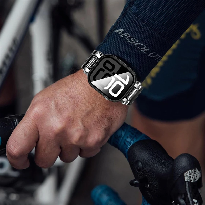 زجاج + غطاء لساعة أبل 44 مللي متر 40 مللي متر 38 42 49 مللي متر 41 مللي متر 45 مللي متر 46 مللي متر ملحقات واقي للشاشة iWatch 11 10 9 8 7 6 SE 5 Ultra