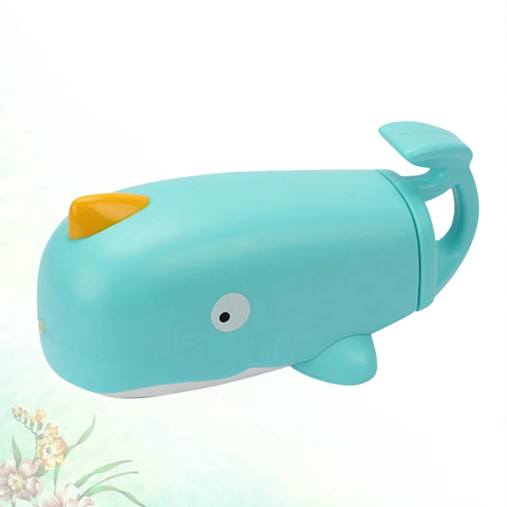 

Whale Draw Push Water Shooter Large Capacity Light Grey Anti-Skid D-Ring Handle Kids Summer Pool Soaker For