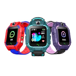 Kids Smart Watch 2G Sim Card LBS Smartwatch for Children SOS Call Phone Camera Voice Chat Photo Waterproof Boys Girls Gift Q19