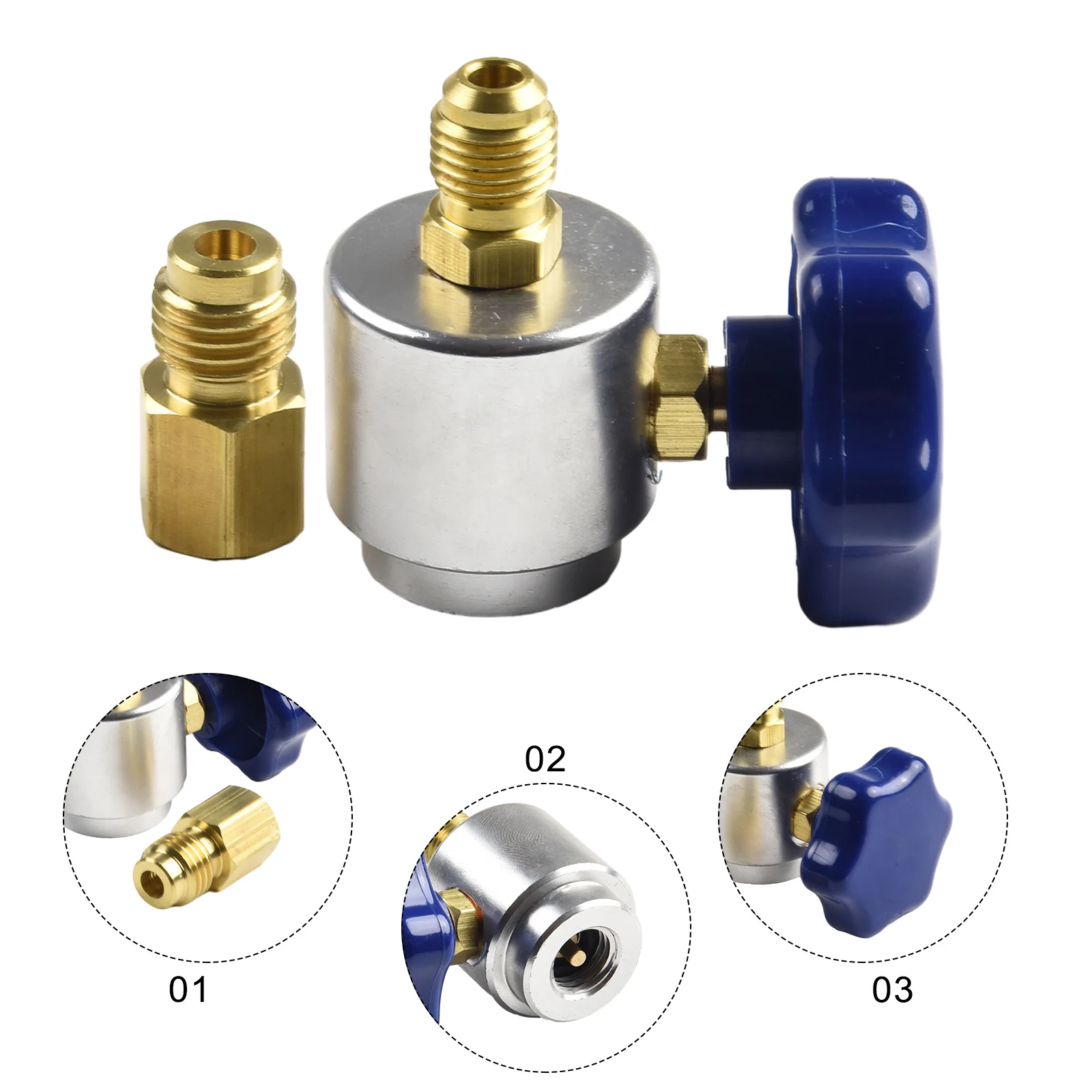 Self For R134For A CFor An VFor Alve Dispenser with For AD01 Convertor for BroFor Ad For AC ChFor Arging Hose Fit