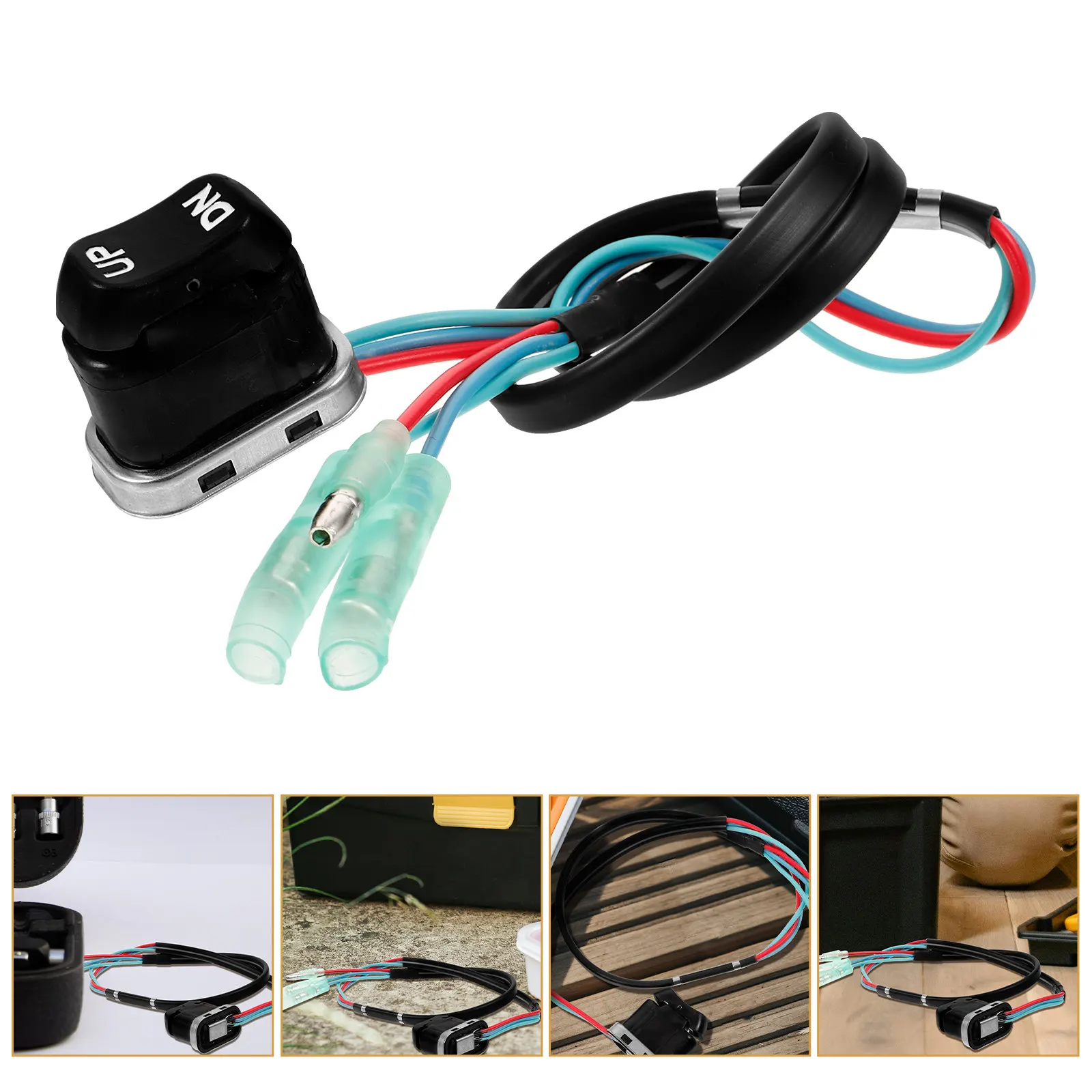 

Replacement Boat Trim Tilt Switch for Outboard Motor Easy Operation Safe Tilt Control Direct Plug-and-Play Oem