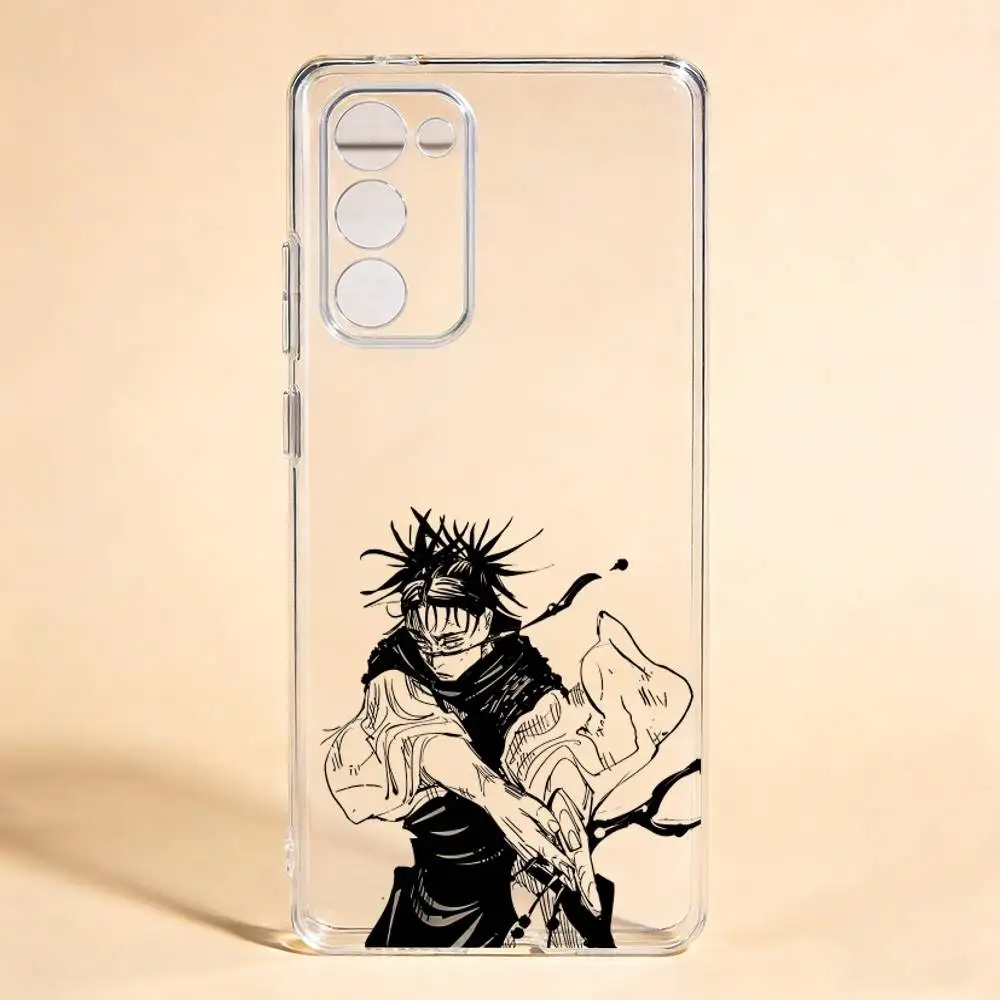 

Choso Jujutsu Kaisen Phone Case For Samsung Galaxy S24 S25 S23 S22 S21 Transparent Cover Case