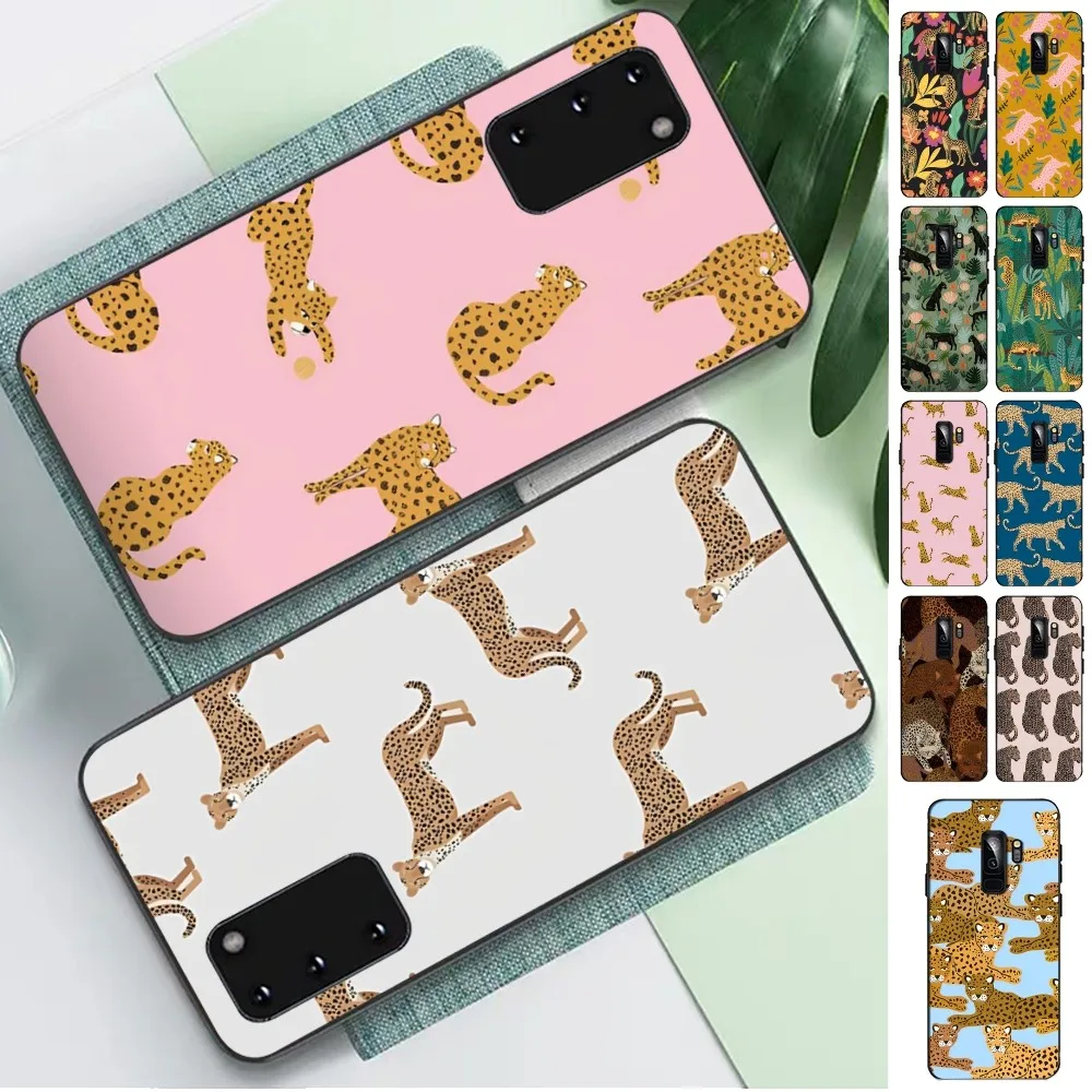 

Animal Leopard Pattern Phone Case For Samsung S 9 10 20 21 22 23 30 23plus lite Ultra FE S10lite Fundas