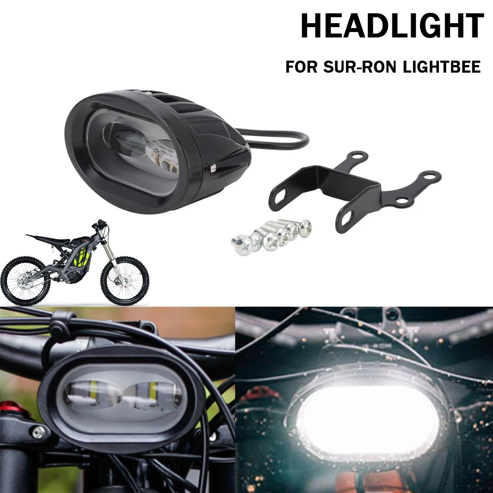 Front Light Motorcycle LED Head Lamp Headlight HeadLanp For Surron Sur Ron Sur-Ron Light Bee Off-Road Electric Vehicle