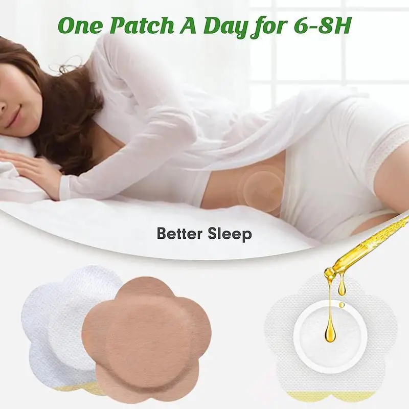 50pcs/Set Replacement Disposable Castor Oil Pack Self-Adhesive Adhesive Navel Stickers Seepage Resistant Belly Button Protectors