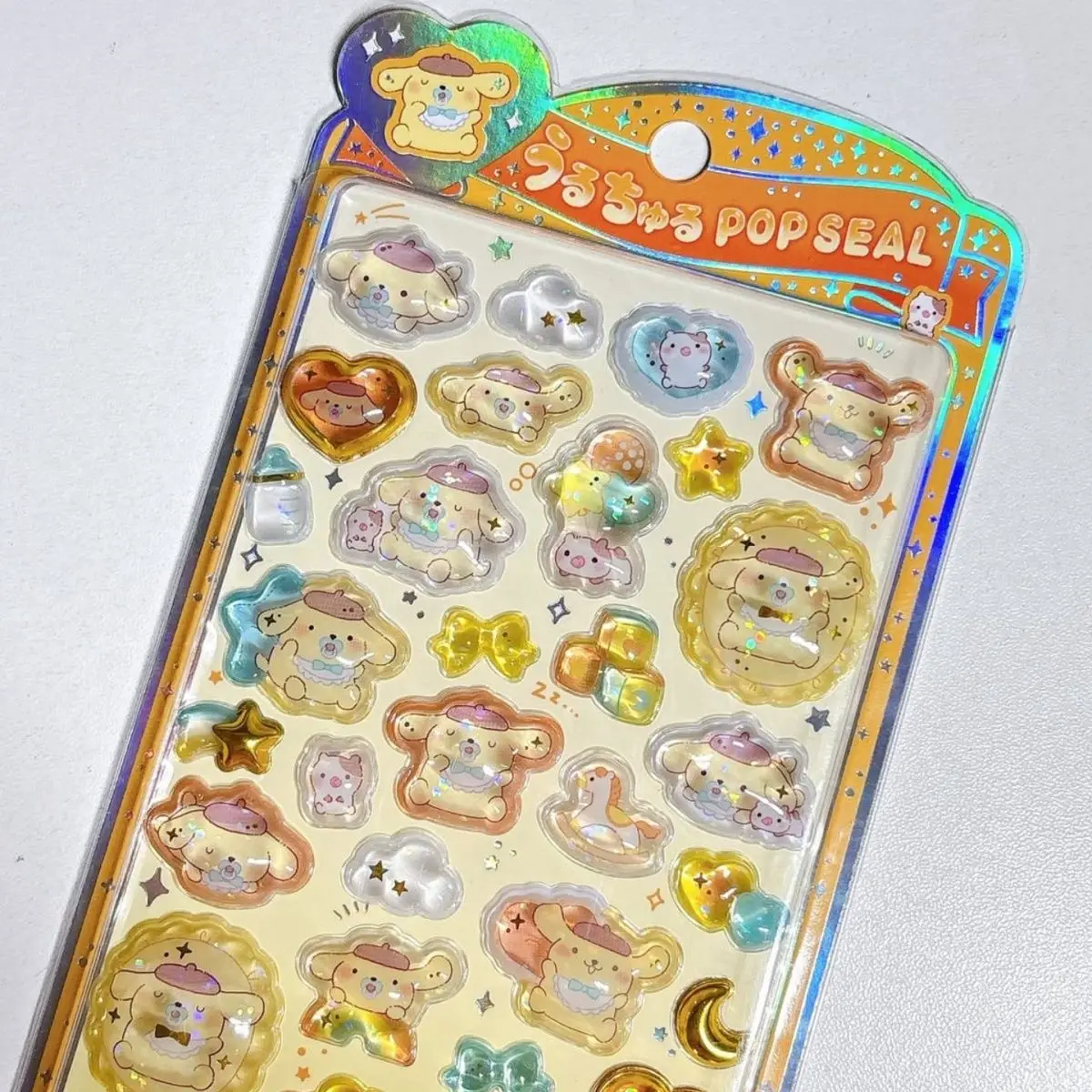 Neu! Sanrio Aufkleber Hellokitty Kuromi Cinnamoroll My Melody 3D Relief Jelly Sticker Kawaii Dekoration DIY Handyhüllen-Aufkleber – Detail 2