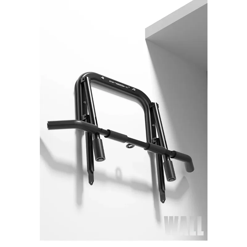 Wall‑Mounted Drill‑Install Single & Dip Bar Indoor Home Fitness for Pull‑Ups Dip Workout Upper‑Body Body‑Building Training