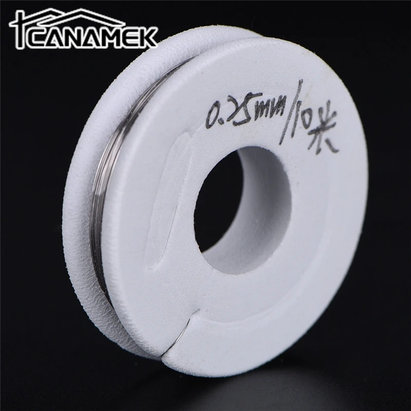 

1PC/10meters Nichrome Wire Diameter 0.15mm-0.3mm Heating Wire Resistance Wire Alloy Heating Yarn