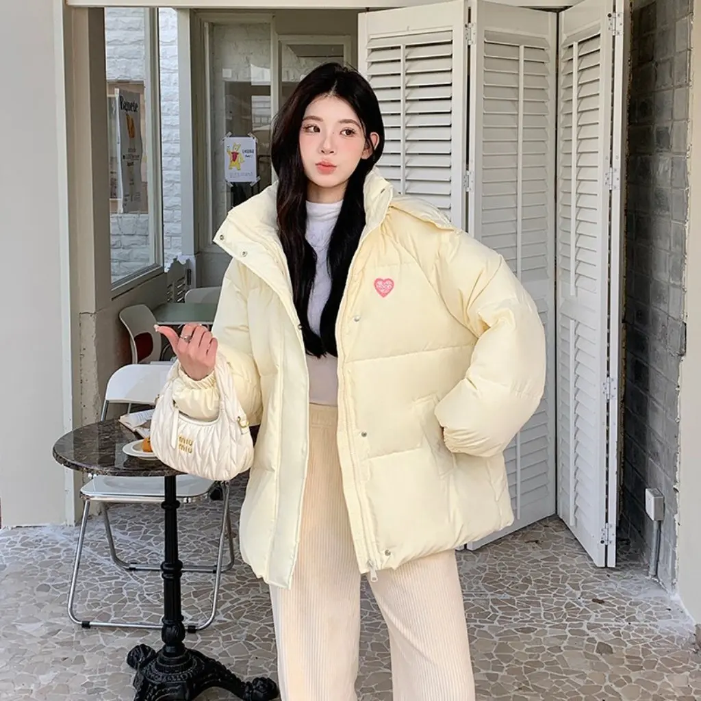 

Women's Milk Fufu Short down Cotton-Padded Jacket Winter Korean Style Bread Padded Top Coat for Ladies