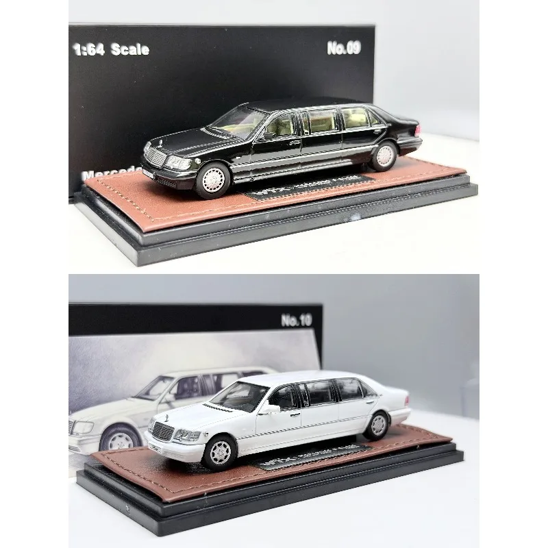 Diecast WTX 1:64 Scale BENZ S600 Extended Presidential Version W140 Alloy Car Model