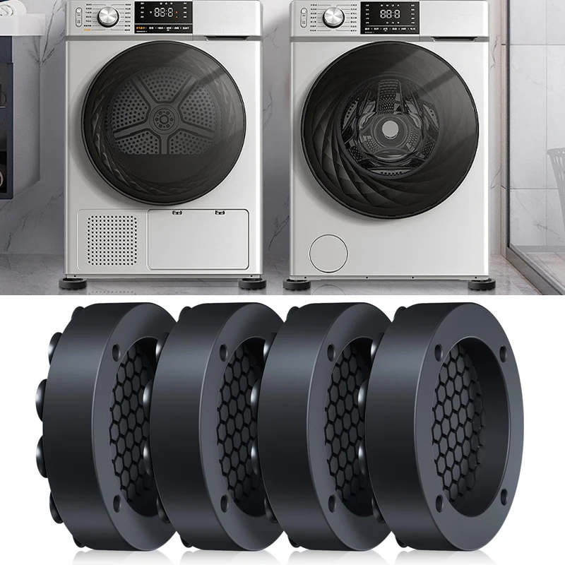 Ventosa lavadora almohadilla antivibración pies de refrigerador patas estera silenciosa Base de pierna Universal reductora de ruido para muebles