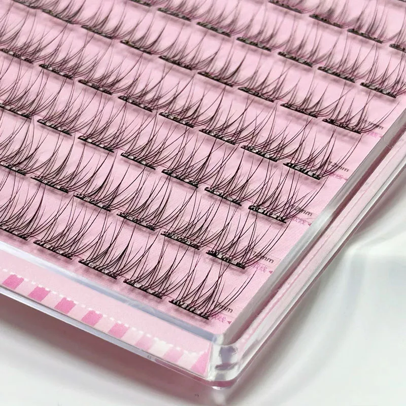 Reusable Self-adhesive False Eyelashes 10 Rows DIY Natural False Eyelashes Cluster Lashes Individual No Glue Needed eyelashes