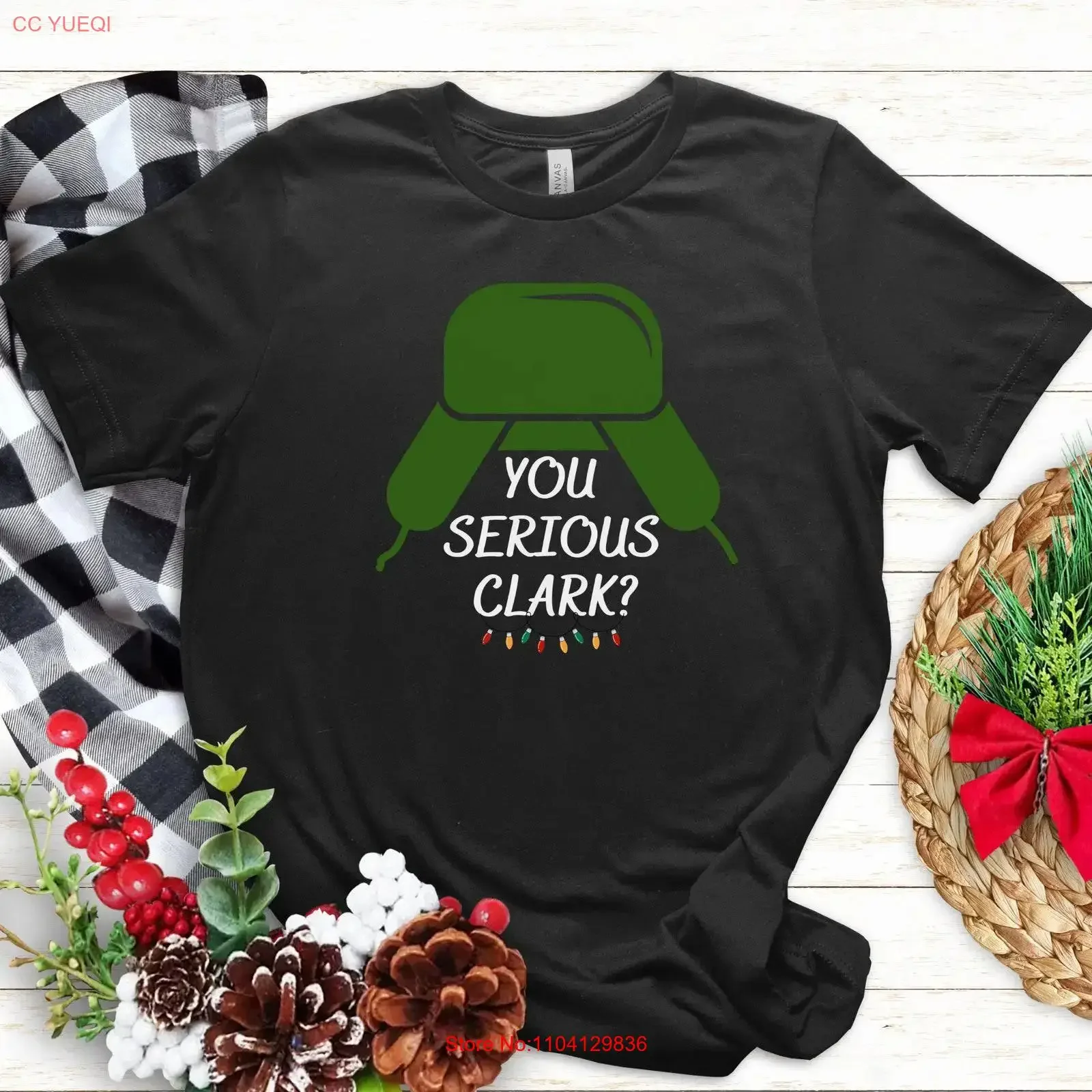 T-shirt drôle « You Serious Clark Griswold Christmas Idea » du film National Lampoon's, style vintage, délavé, doux, légèrement streetwear