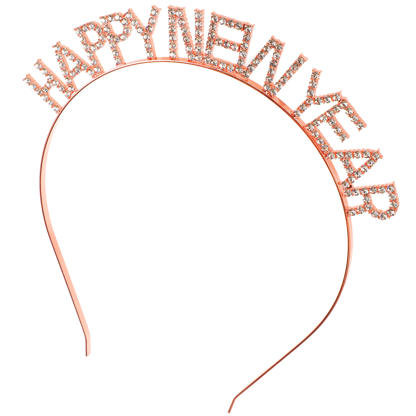 

2023 New Year Crystal Letter Headband Rose Gold Funny Party Hairband Compact Stylish Festival Headwear Festival Party for Women