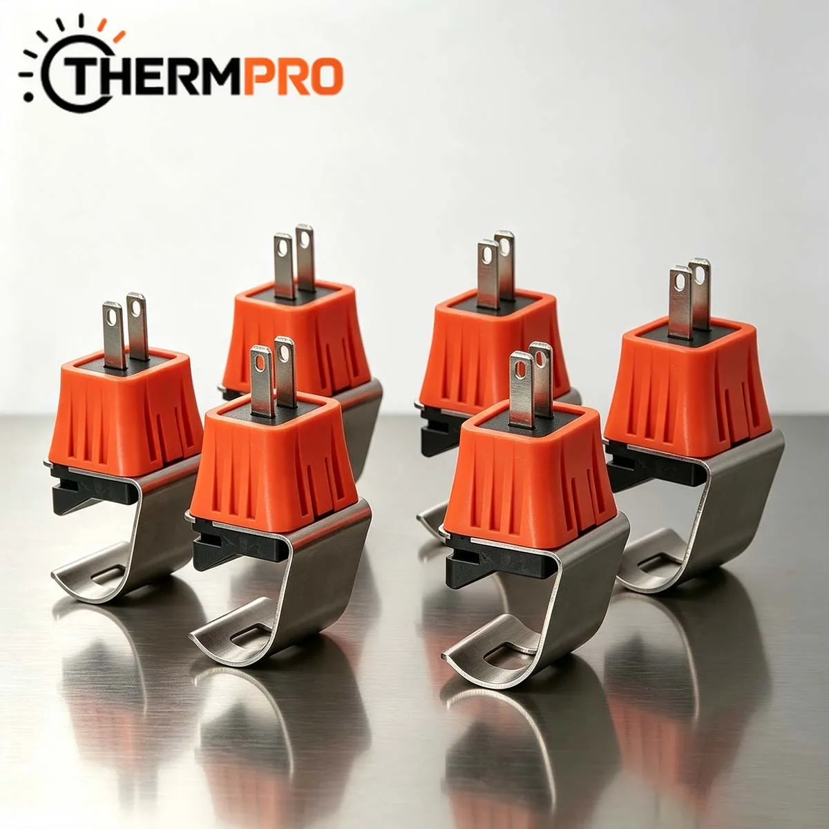 6 pezzi NTC-C5-RD NTC 10K B3950 Sensore di Temperatura a Clip 18mm per Caldaia a Gas e Scaldabagno, Parti di Ricambio