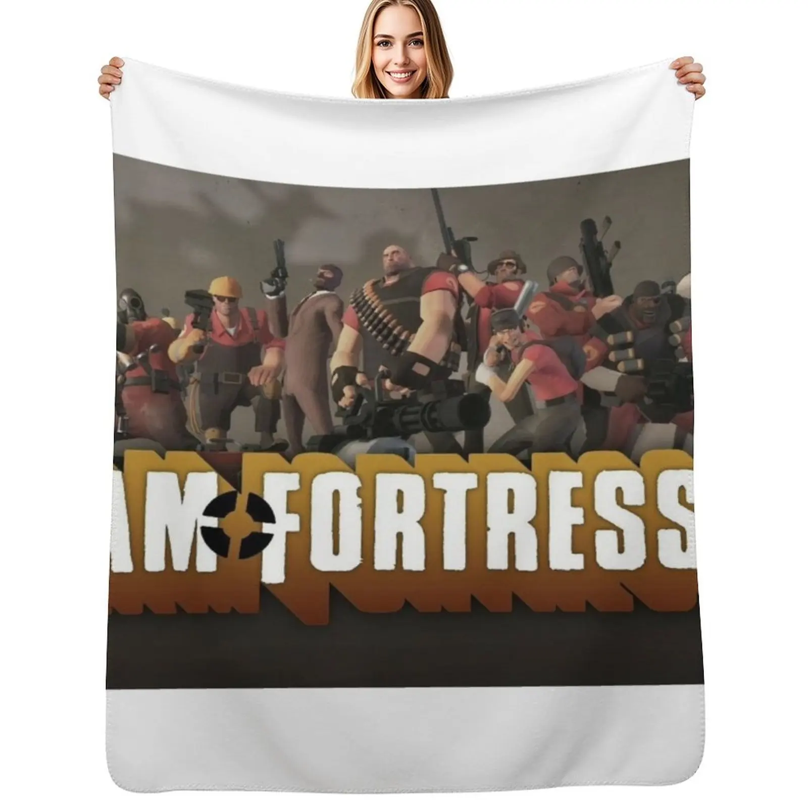 

Team Fortress 2 Video Game Throw Blanket Blankets For Sofas Luxury Designer Vintage Blanket