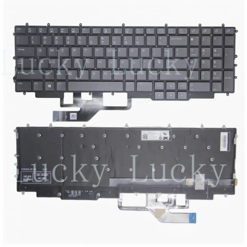 

f New for Dell G7 17 7700 Laptop Keyboard US Black With Backlit 029CVF V192925BS1 P46E
