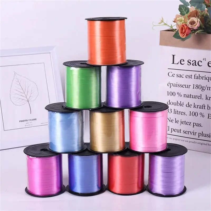 Balloons Ribbons Laser Ribbon birthday party decorations kids Gifts Wedding Decoration Foil Satin Ribbon Curling DIY Accessories