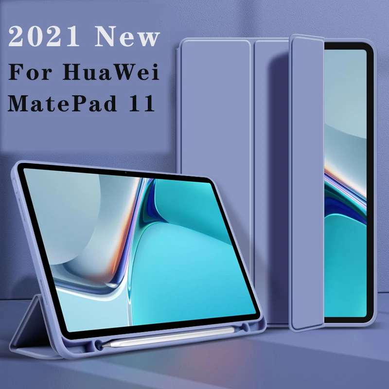 

Чехол для планшета HUAWEI MatePad 11 2023, чехол с карманом для ручки, чехол, силиконовый чехол из искусственной кожи для MatePad 11 2021, модель DBY-W09