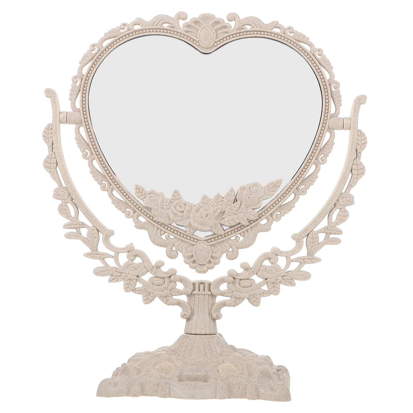 1 قطعة مرآة ماكياج أنيقة السلس عالية الوضوح سطح المكتب مرآة للحمام غرفة نوم منضدة الزينة #1