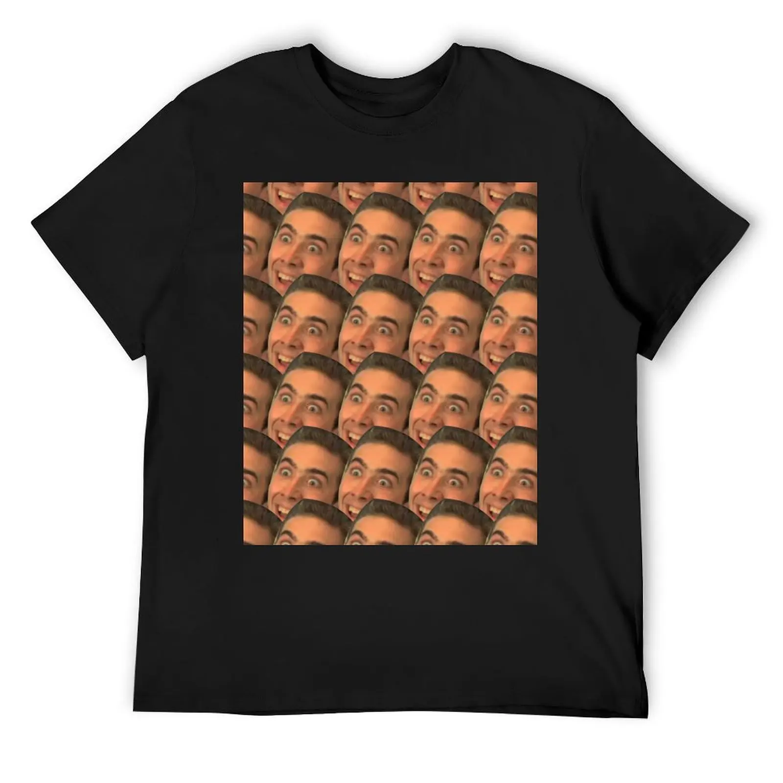 Meme Nicholas Cage - Hilarious Cage Pattern T-Shirt sublime custom shirt shirts graphic mens t shirt graphic