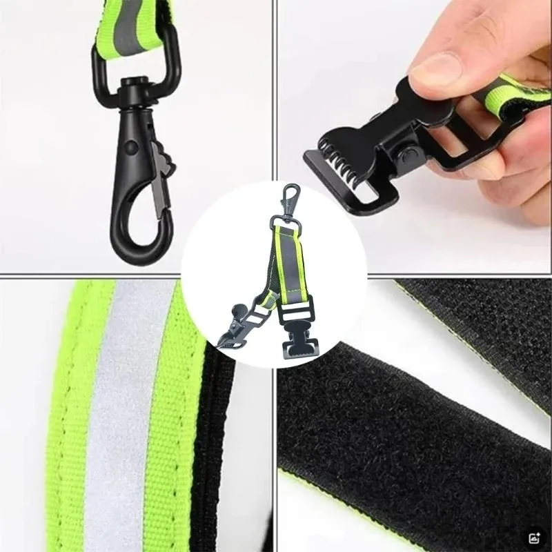 Handschuhhalter Feuerwehrhandschuh-Gurt Praktischer Grün-Grauer Arbeitsklemmen-Handschuhclip Multifunktionale Tragbare Handschuhklemmen – Detail 4