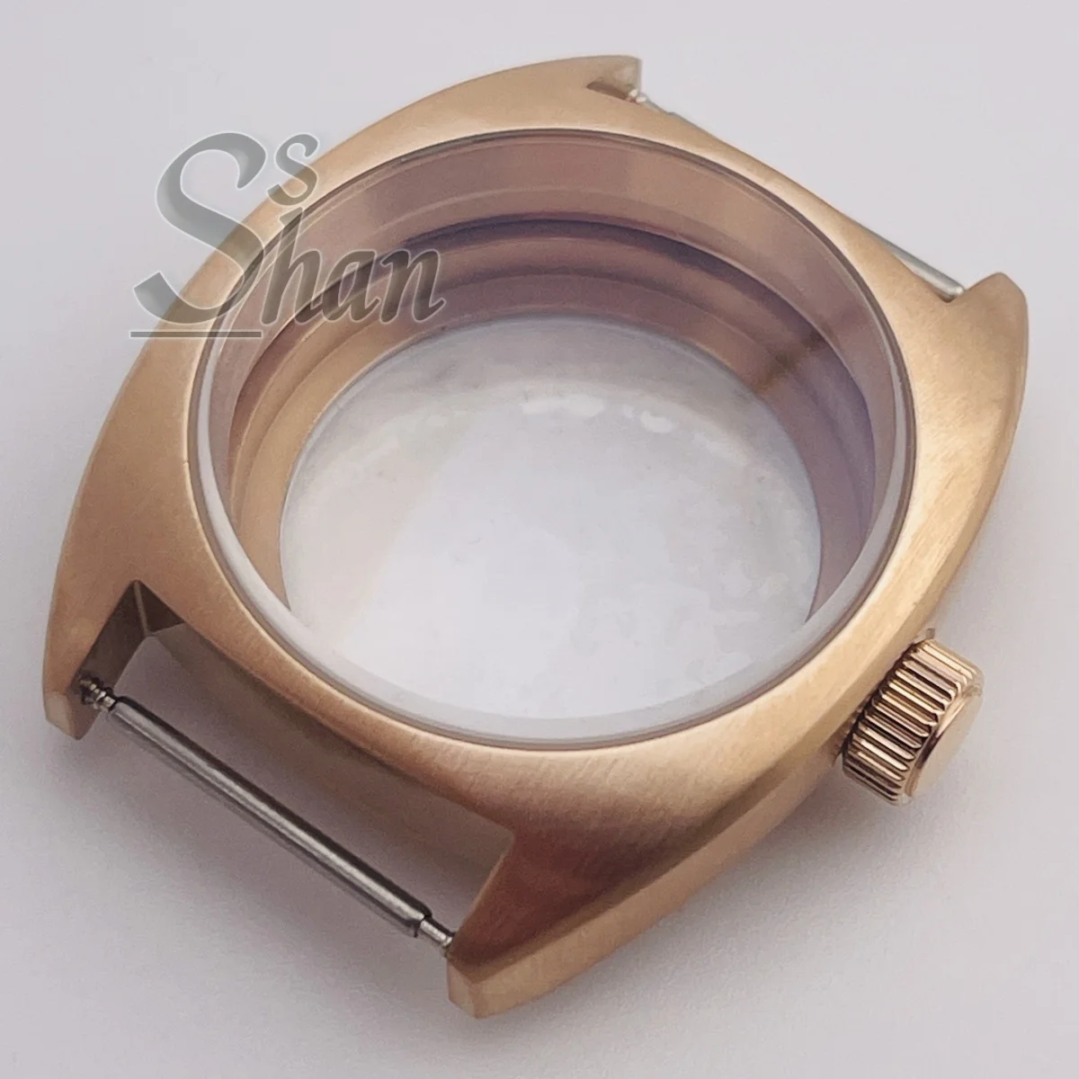 

36mm 39mm rose gold stainless steel case double dome coated glass NH34 NH35 NH36 ETA2824 PT5000 movement large and small crowns